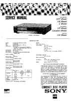 Sony CDP-222-ESD - Service Manual 